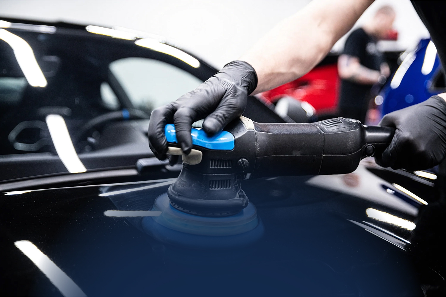 Exterior car detailing - paint correction and wax treatment Surrey BC